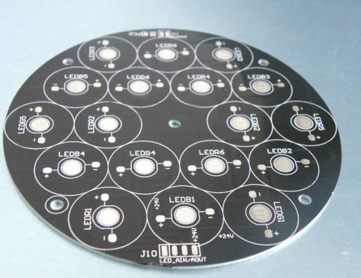 Porcellana Bordo su misura del PWB dell'alluminio di 2 strati per il ballo che accende lampeggiamento del modulo di CC 12V LED fornitore